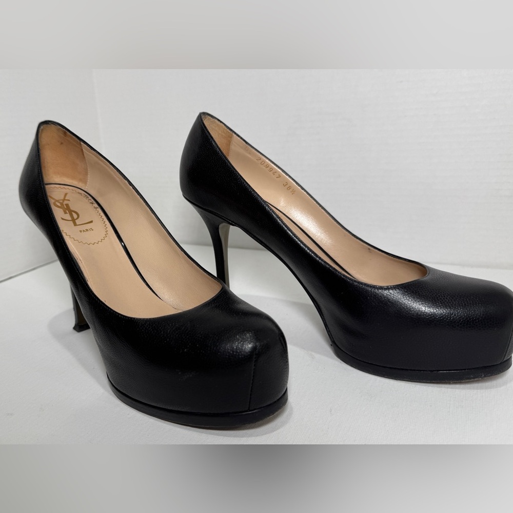 YSL Tribute Two platform pumps